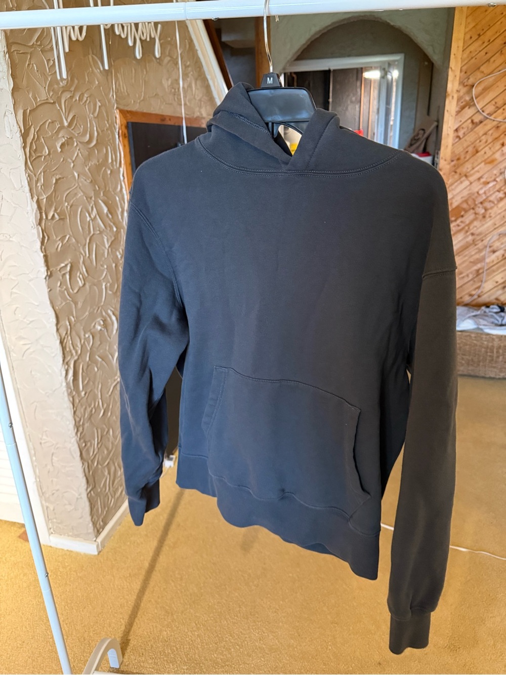 Old Navy Charcoal Gray Hooded Sweatshirt